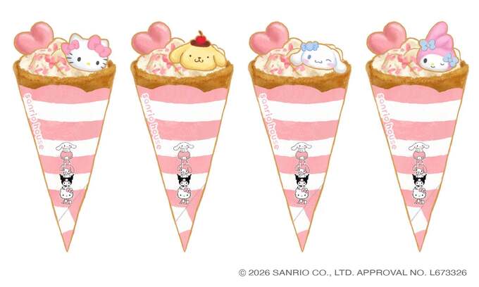 sanrio house名古屋PARCO店のキャラクターカフェメニュー
